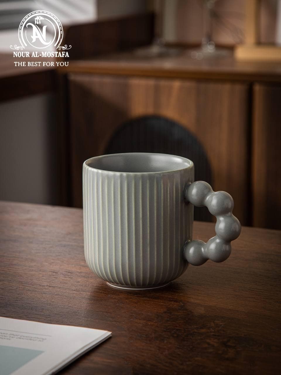 Bubbles Coffee Mug – Grey