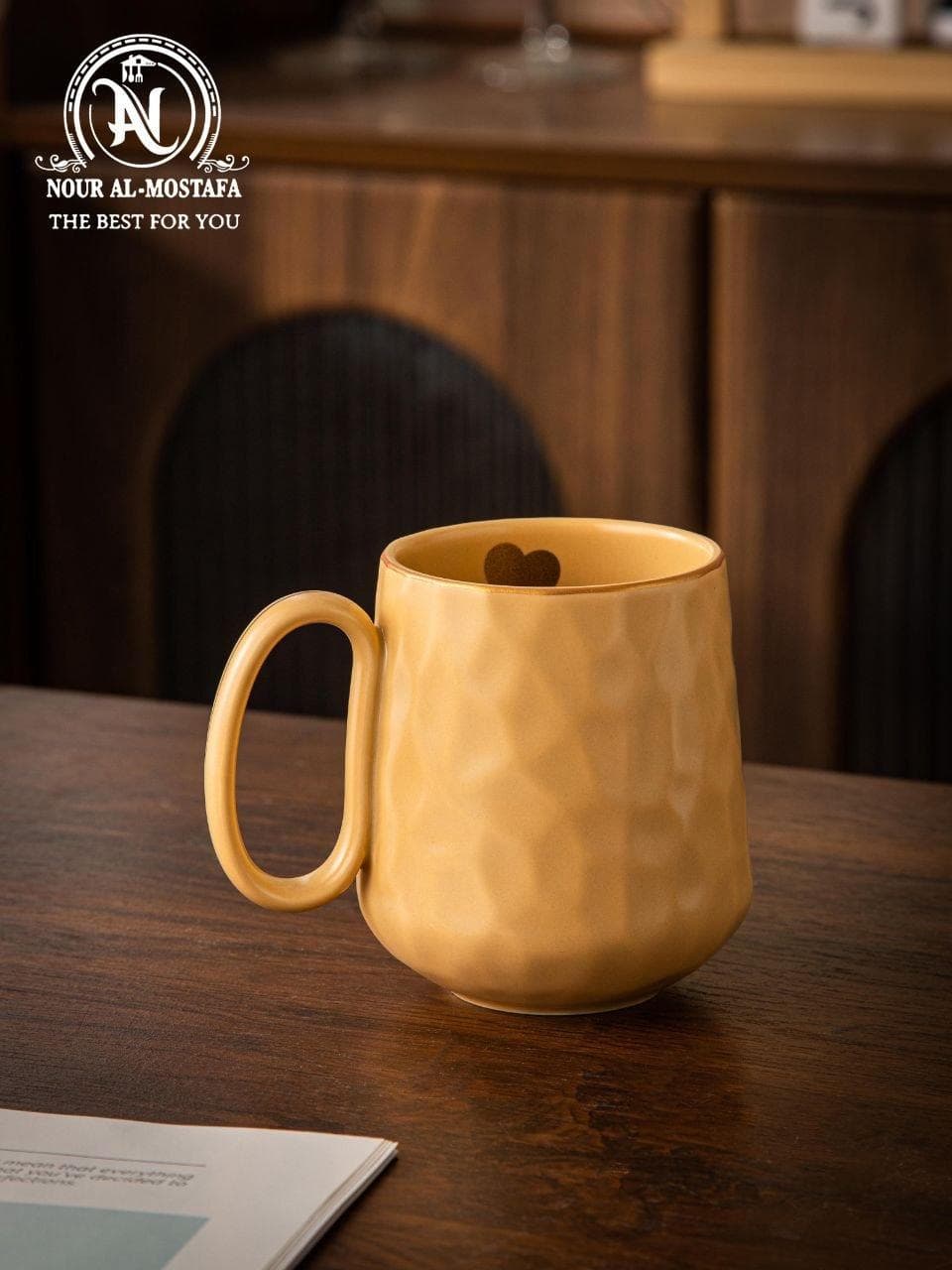 Waves Coffee Mug – Mustard Yellow